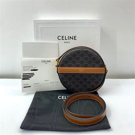 celine 錢包|Celine round bag.